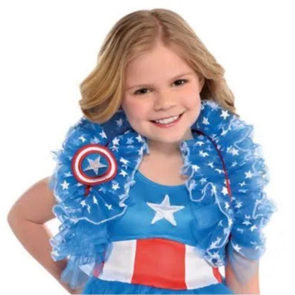 NWT Marvel American Dream Tie-on Shrug Costume